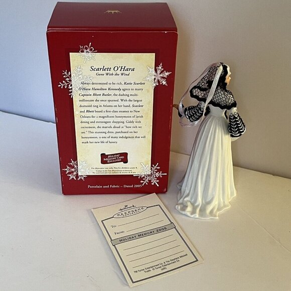 Hallmark Keepsake Ornaments Scarlett O'Hara Gone With The Wind Set of 4 in Box - Picture 14 of 16